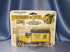 Ertl - University Of Iowa - 1930 Chevy Delivery Truck - Coin Bank. - $20.00