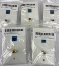 5 x IBL-1 Cat6 Ethernet Port 1 Gold-plated Cable TV Coax F Type Port Wal... - $29.69