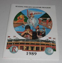 Reading Phillies...1989 Souvenir Program--Eastern League baseball--no - £7.03 GBP
