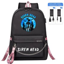 Cartoon Siren Head Boy Girl school bag high quality Children school backpack 202 - £84.10 GBP