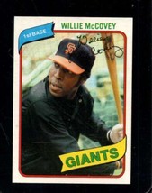 1980 Topps #335 Willie Mccovey Nmmt Giants Hof *X109384 - £6.93 GBP