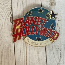 PLANET HOLLYWOOD Lapel Pin Beverly Hills Classic Globe Travel Souvenir - $13.69