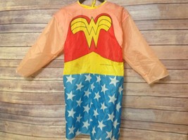 Vintage Wonder Woman Halloween Costume DC Comics Girls fits 10 12 One piece 1992 - £21.91 GBP