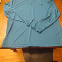 Rugged Earth Outfitters Henley Shirt XL Long Sleeve 3 Button Top - $14.07 CAD