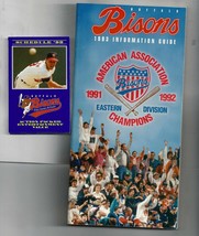 BASEBALL: 1993 BUFFALO BISON   Baseball  Media GUIDE  EX+++ - £6.79 GBP