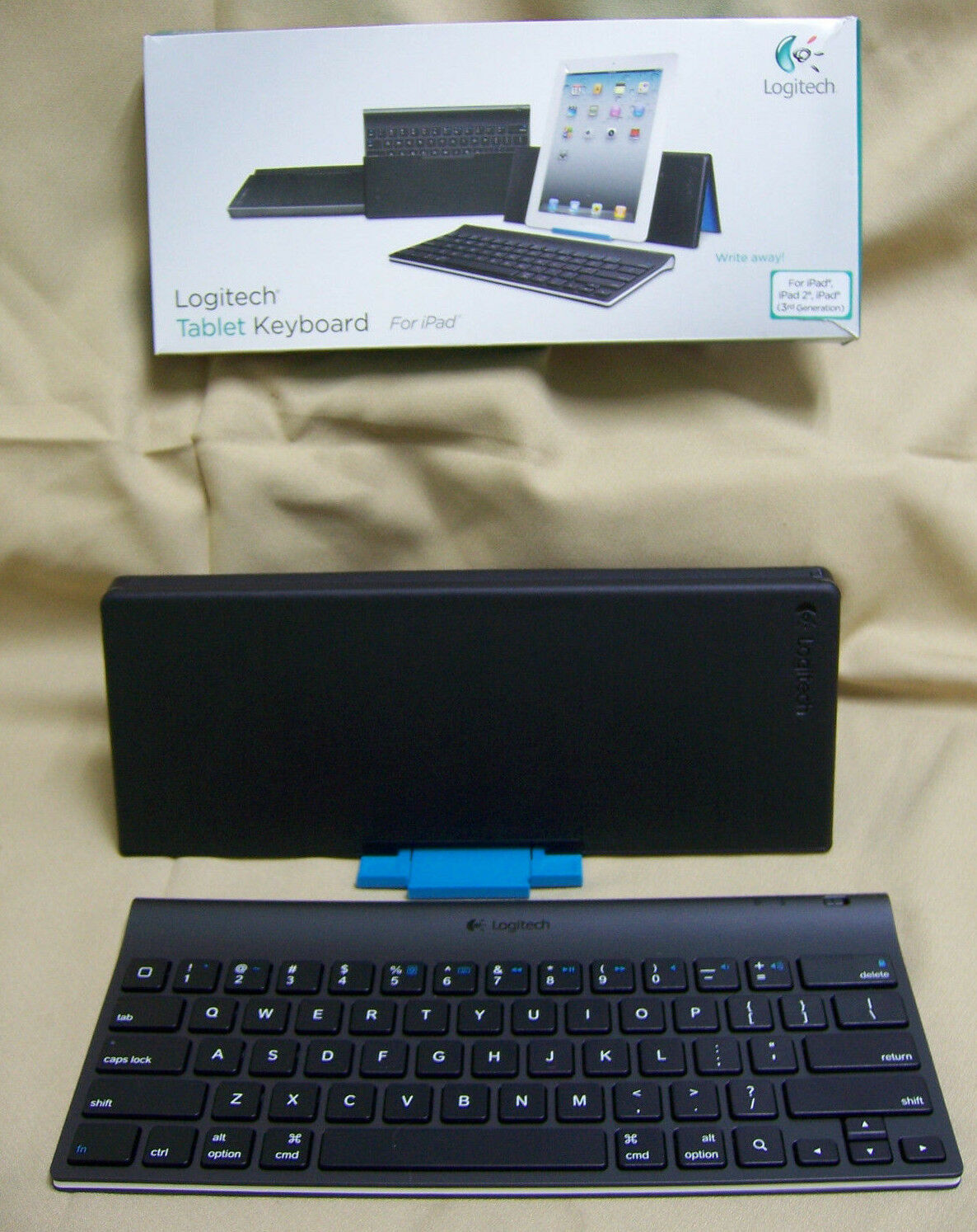 Logitech KEYBOARD Y-R0021 FOR iPad iOS Android Tablet Bluetooth Great Condition - $19.79