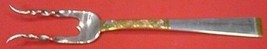 Golden Scroll by Gorham Sterling Silver Baked Potato Fork Custom Made 7 1/4&quot; - £86.25 GBP