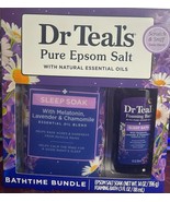 Dr Teal&#39;s Melatonin Epsom Salt and Foaming Bath Set - BATHTIME BUNDLE - $207.11 MXN