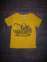 NEW Boutique Girls Back to School Kindergarten Short Sleeve Shirt - $6.49