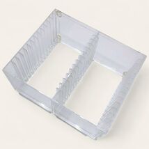 Vtg Acrylic Compact Disc 30 CD Storage Rack Clear Display Holder Media 1... - $19.98