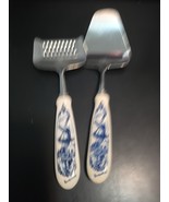 Cheese Slicer &amp; Grater Dutch Delft Blue Henri Willig Holland Porcelain S... - $598.52 MXN
