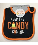 Just One You by Carter&#39;s Halloween Bib BABY BOY or GIRL Keep The Candy C... - £7.58 GBP