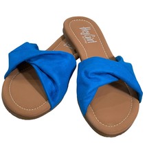 Corkys Footwear women&#39;s lemonade slide sandal in Blue - $37.00