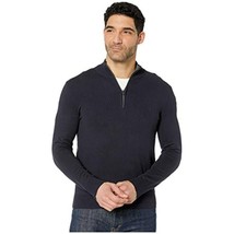 MSRP $98 Calvin Klein Cotton Modal Long Sleeve 1/4 Zip Navy Size XL - $37.77