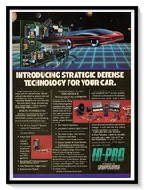 Hi-Pro Car Security Products Print Ad Vintage 1989 Magazine Advertisement - £7.62 GBP