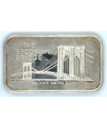 The Brooklyn Ponte - By Coloniale Mint 1 Oz. Argento Artistico Barretta - $194.38