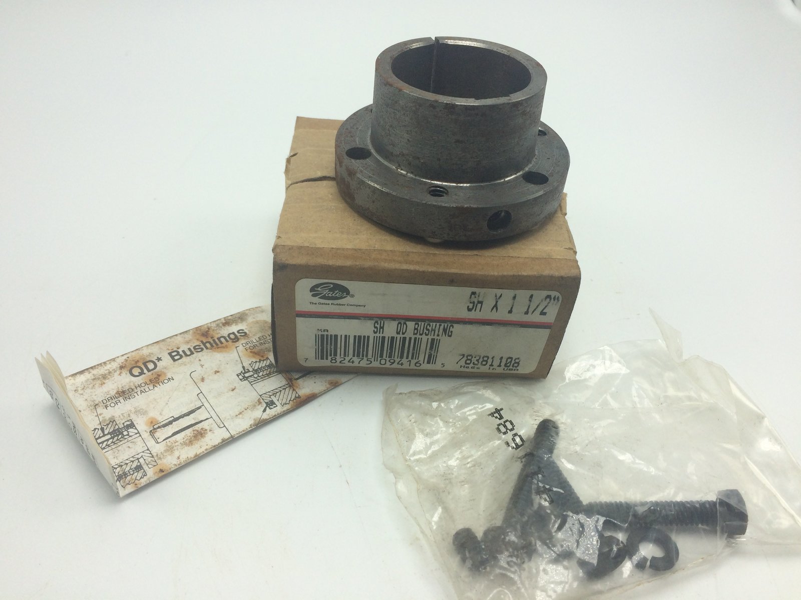 Gates SH 1-1/2 QD Bushing 7838-1108 - $15.55