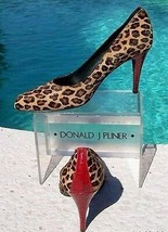 Donald Pliner Couture Signature Congo Hair Calf Gator Leather Shoe New Pump $350 - £109.51 GBP