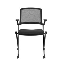 Set of Two Black Mesh Rolling Conference Office Chair - $9,543.98 MXN