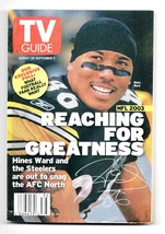 August 30 2003 TV Guide Hines Ward Facsimile Signed Magazine - £11.86 GBP