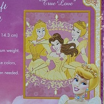 Springs Global Disney Princess Enchanted Tale True Love Soft Blanket Pink Yellow - $59.39