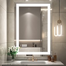 Ftoti 36 X 24 Inch Led Bathroom Mirror For Vanity ,Wall, Horizontal&amp;Vertical - £132.90 GBP