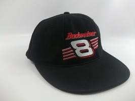 Budweiser 8 Hat Vintage Black Strapback Baseball Cap - $24.99