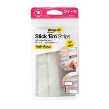 Wrap-It Stick 'Em Strips 3.5x0.75 White 16 Sets - €7,74 Wrap-It Stick 'Em Strips 3.5x0.75 White 16 Sets - €7,74 EUR