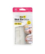 Wrap-It Stick &#39;Em Strips 3.5x0.75 White 16 Sets - $12.55 CAD