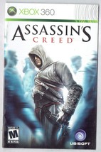 Assassin&#39;s creed Microsoft XBOX 360 MANUAL Only - $9.70