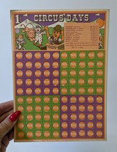 Early Gambling Memorabilia punch card &quot;CIRCUS DAYS&quot; by W.H. Brady Co., U... - £11.99 GBP