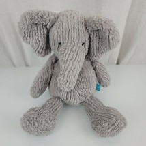 Manhattan Toy Adorables Elephant •Emmet• Stuffed Animal 2017 Gray Ribbed Soft - £27.25 GBP