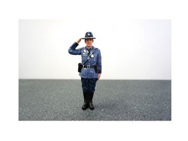 State Trooper Brian Figure For 1:24 Diecast Model Cars by American Diorama - £15.23 GBP