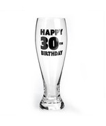 Happy Birthday Pilsner Glass - 30th - £29.36 GBP