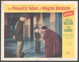 Private War of Major Benson 11x14 Lobby Card #4 Julie Adams Charlton Heston - £19.02 GBP