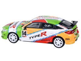 2023 Honda Civic Type R FL5 #14 &quot;JACCS&quot; Livery 1/64 Diecast Model Car by Paragon - £23.20 GBP