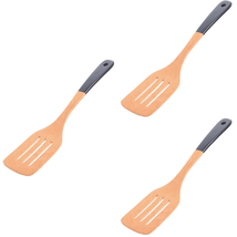 Non Stick Cookware Beech Cooking Spatula Wood Stir Fry Spatulas Flipper ... - $23.08