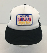 Molson Canadian Lager Beer Vintage Foam Backed  Vented Snap Back Ball Cap - £8.66 GBP
