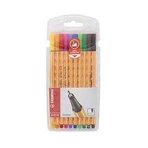 STABILO point 88 Wallet of 10 colours - Fineliner  - $12.00
