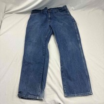 Dickies Carpenter Mens Straight Fit Jeans Blue Medium Wash Classic Rise ... - £15.79 GBP