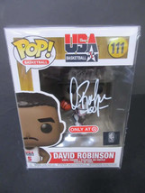 Spurs David Robinson Signed Funko Pop #111 USA Basketball GAA COA - £228.42 GBP