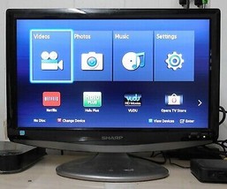 19&quot; Sharp LC19SB15U 720p Widescreen LCD HDTV - 16:9 400:1 1 HDMI ATSC/NT... - £56.65 GBP
