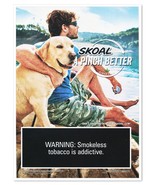 Skoal Smokeless Tobacco Pinch Better Man &amp; Dog 2016 Full-Page Print Maga... - £7.74 GBP