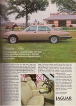 1985 Jaguar Vanden Plas Champagne Car Automobile Horse Vintage Print Ad 1980s - £4.75 GBP