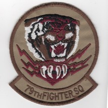 Usaf Air Force 79FS Desert Cut Edge Kor EAN Shaw Afb Embroidered Jacket Patch - £22.77 GBP