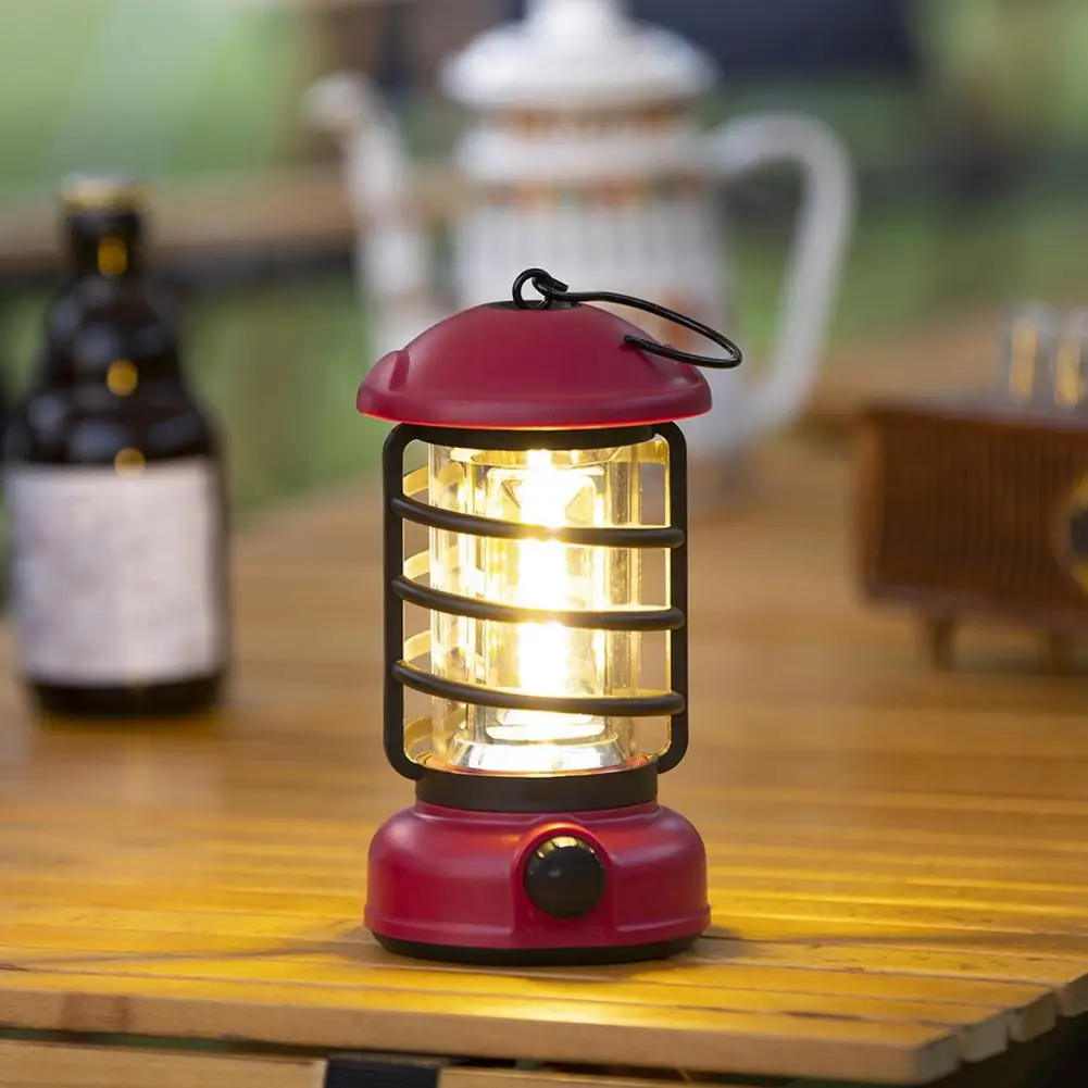 Retro Lantern Hangable And Handheld Camping Light 20-400 Lumens Illumination  - £17.27 GBP