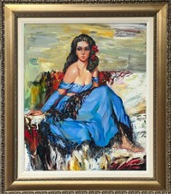 Ignatenko Sergey Original Acrylic Canvas Female Figure Hand Signed Art - £1,467.45 GBP