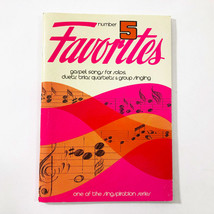 Favorites Number 5 - Gospel Songs for Solos, Duets, Trios, Quartets &amp; Group Sing - £11.33 GBP
