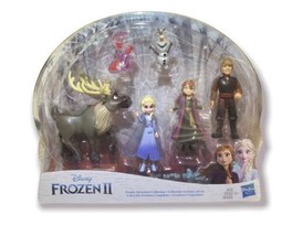 Disney&#39;s FROZEN II Adventure Collection Set Anna Elsa Olaf Kristoff Hasbro NEW - £17.46 GBP