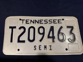 Expired Tennessee SEMI 1990’s-early 2000’s  Plate # T209463 - $239.58 MXN